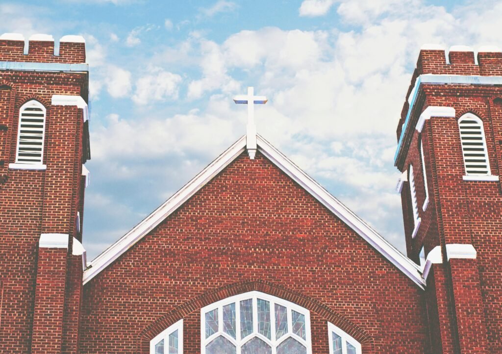 Church with cross