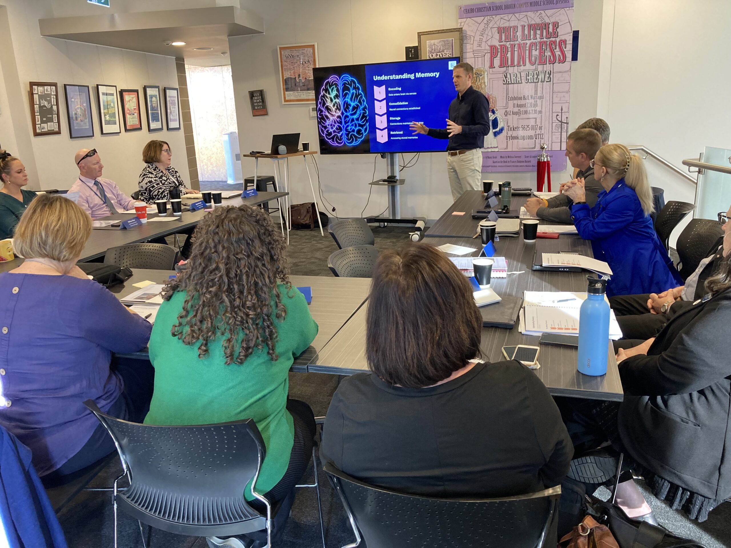 Tim Sterne delivers professional development workshops on investigation skills for educators
